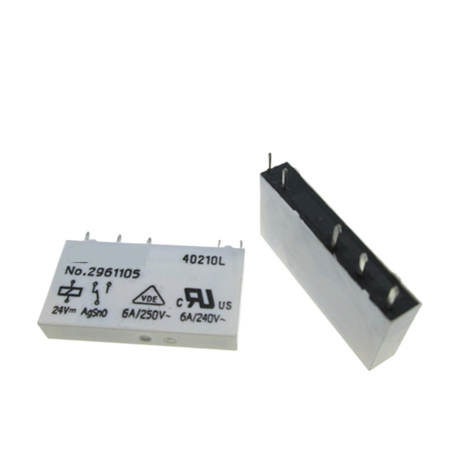 Relais 24V No.2961105-24V mini interrupteur DC24V 6A 250VAC DIP5 électronique