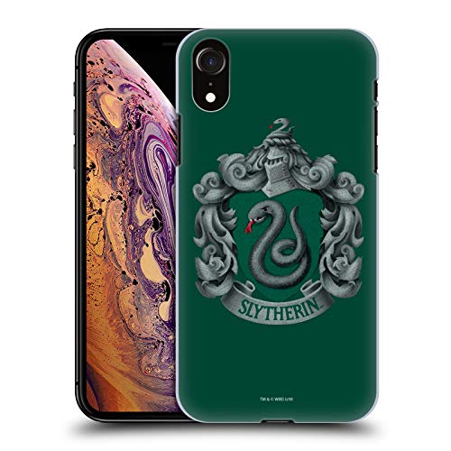 Head Case Designs Licenza Ufficiale Harry Potter Slytherin Cresta Chamber Of Secrets I Custodia Cover dura per Parte Posteriore Compatibile con Apple iPhone XR