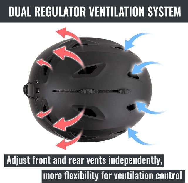 Image of Ski Helmet Snowboard Helmet - Active Ventilation Audio Compatible Snow Sports Luxury Helmet with ASTM Certified Safety for Men Women and Youth