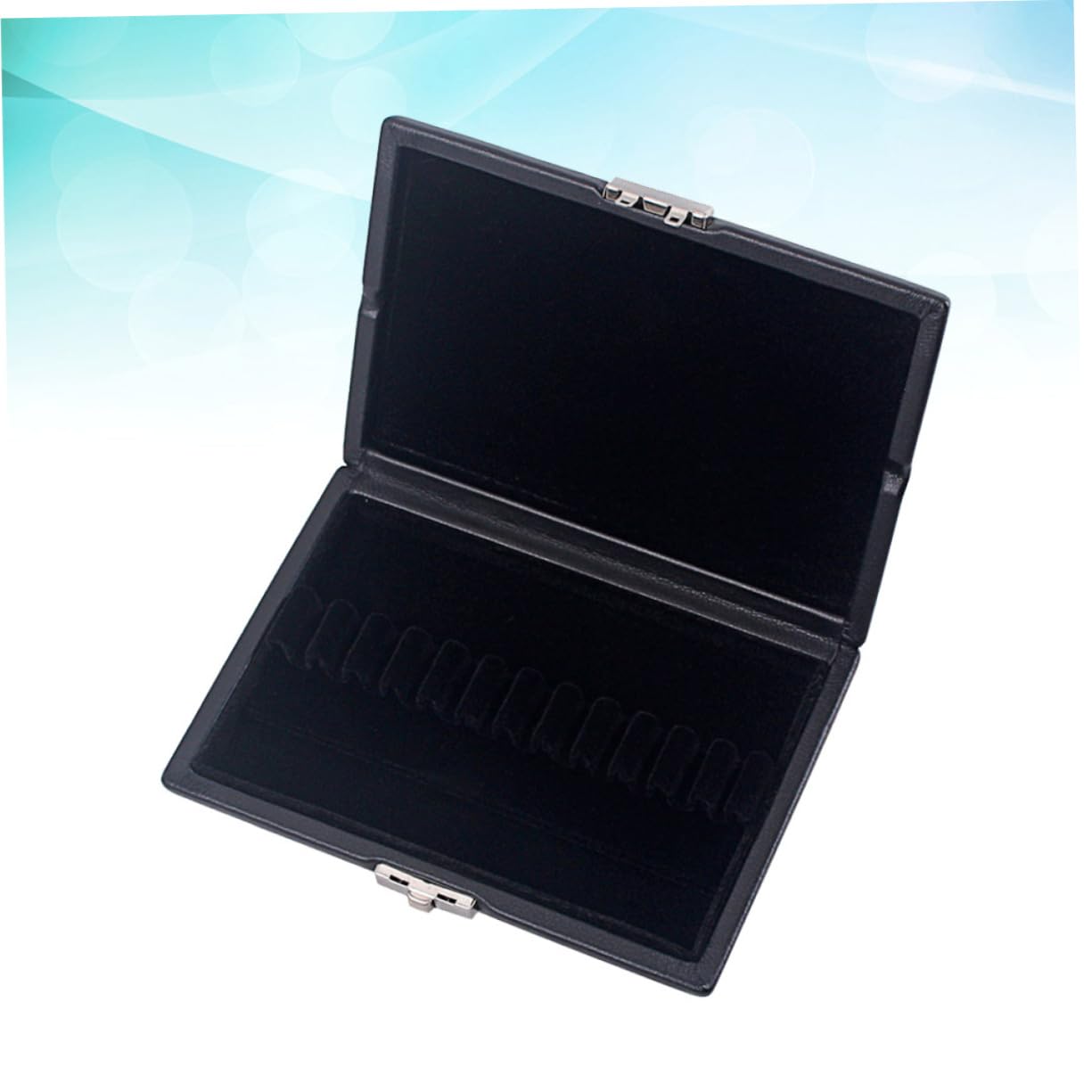 ibasenice 12pièces Boîte à Oboe Bois Avec Couverture Cuir Pu Étui De Rangement Pour Anches Oboe Élégante Et Humidité Et Chocs Noir