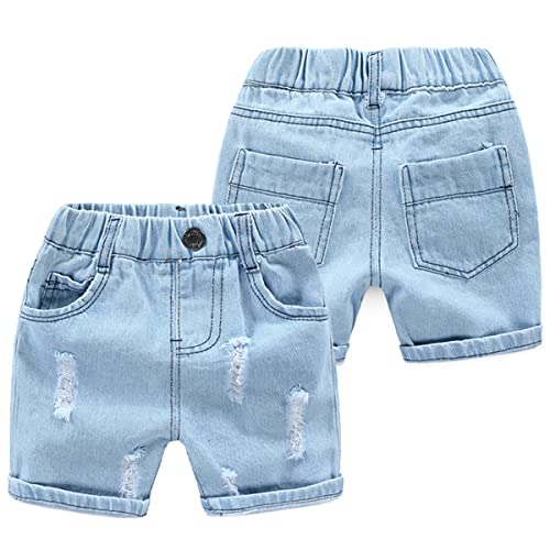 Image of KISBINI Toddler Boys Summer Clothes Set Hawaiian Cotton T-Shirt and Shorts Set Dinosaur Sharks Clothing Set