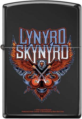 Encendedor Zippo Black High Polish Lynyrd Skynyrd miniatura 2