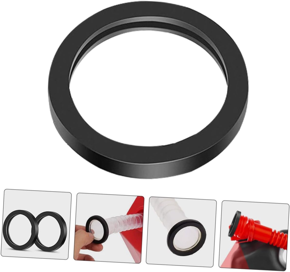 10Pcs Rubber Gaskets Leak O Shape Seals for Car and Truck Containers Durable Replacement Rings for Gasoline Cans Fit Gasket