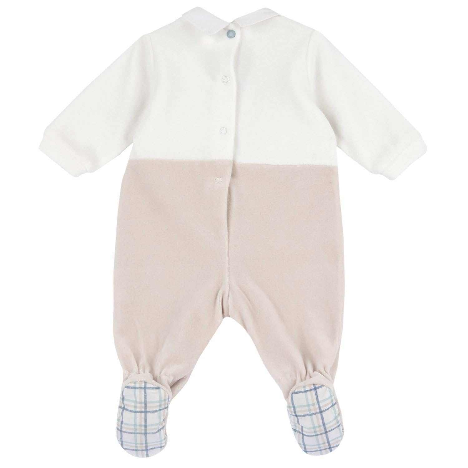 Chicco, Tutine in ciniglia con apertura entrogamba, Neonato/Neonata 0-24 mesi, Designed in Italy