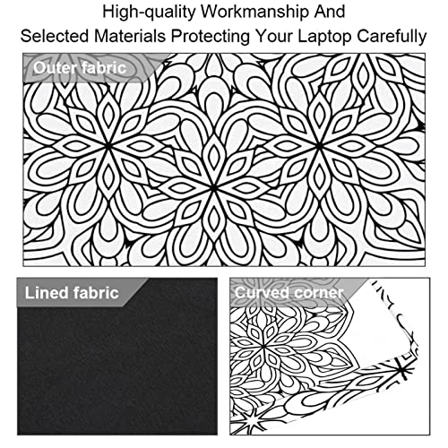Sacoche à bandoulière pour ordinateur portable 13 à 14 pouces multicolore de 28x36.8 cm - 3
