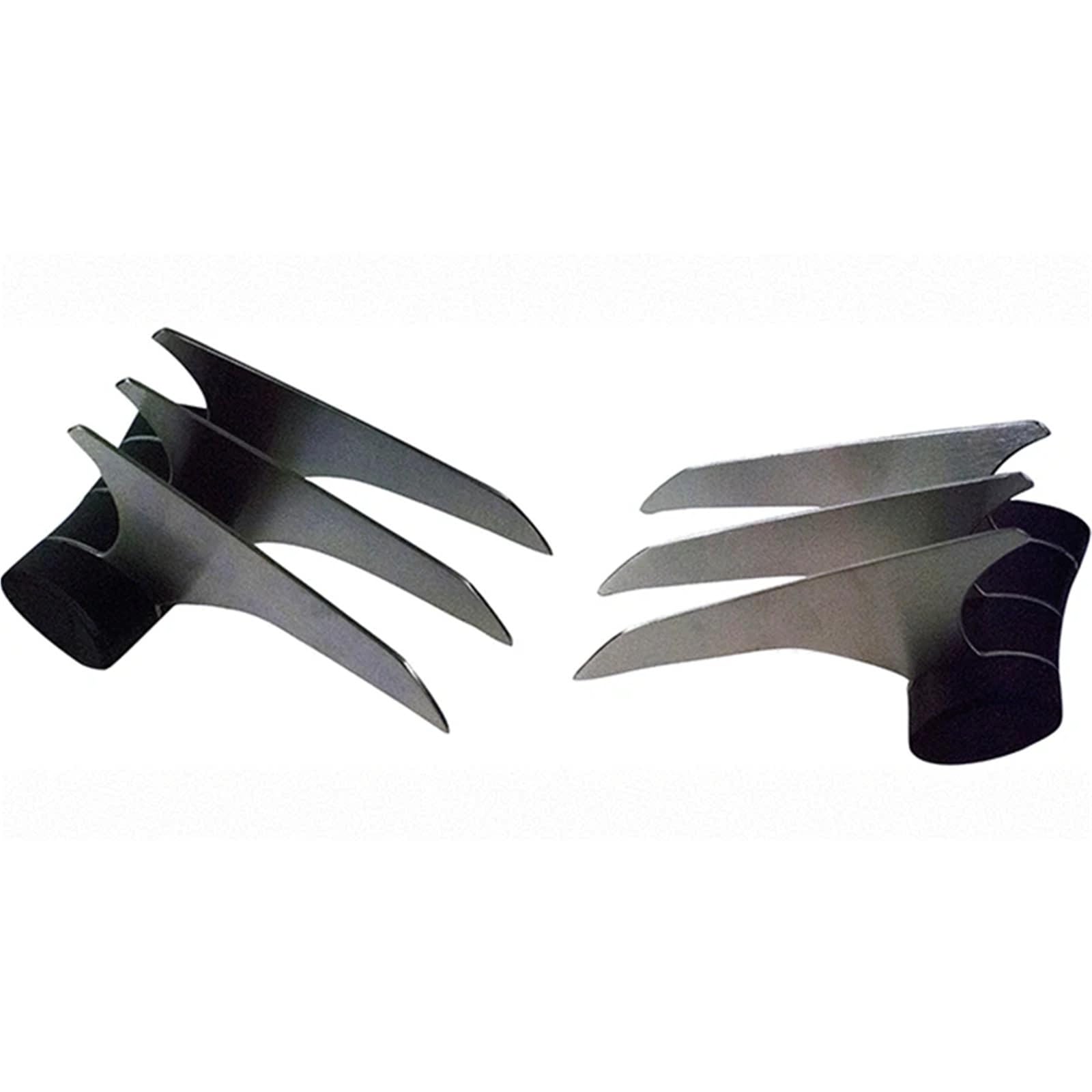 Generico 2 Pezzi di Artigli for sminuzzare la Carne for Barbecue, forchette for servire in Acciaio Inossidabile, Utensili for Barbecue Neri