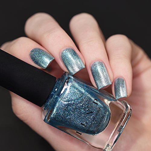 Image of ILNP New Day - Icy Blue Holographic Metallic Nail Polish