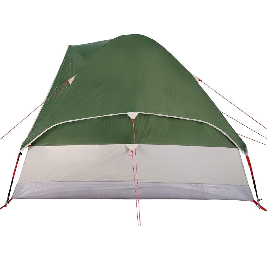 Tienda de campaña iglú para 4 Personas Impermeable Verde, Camping Tienda - 94777