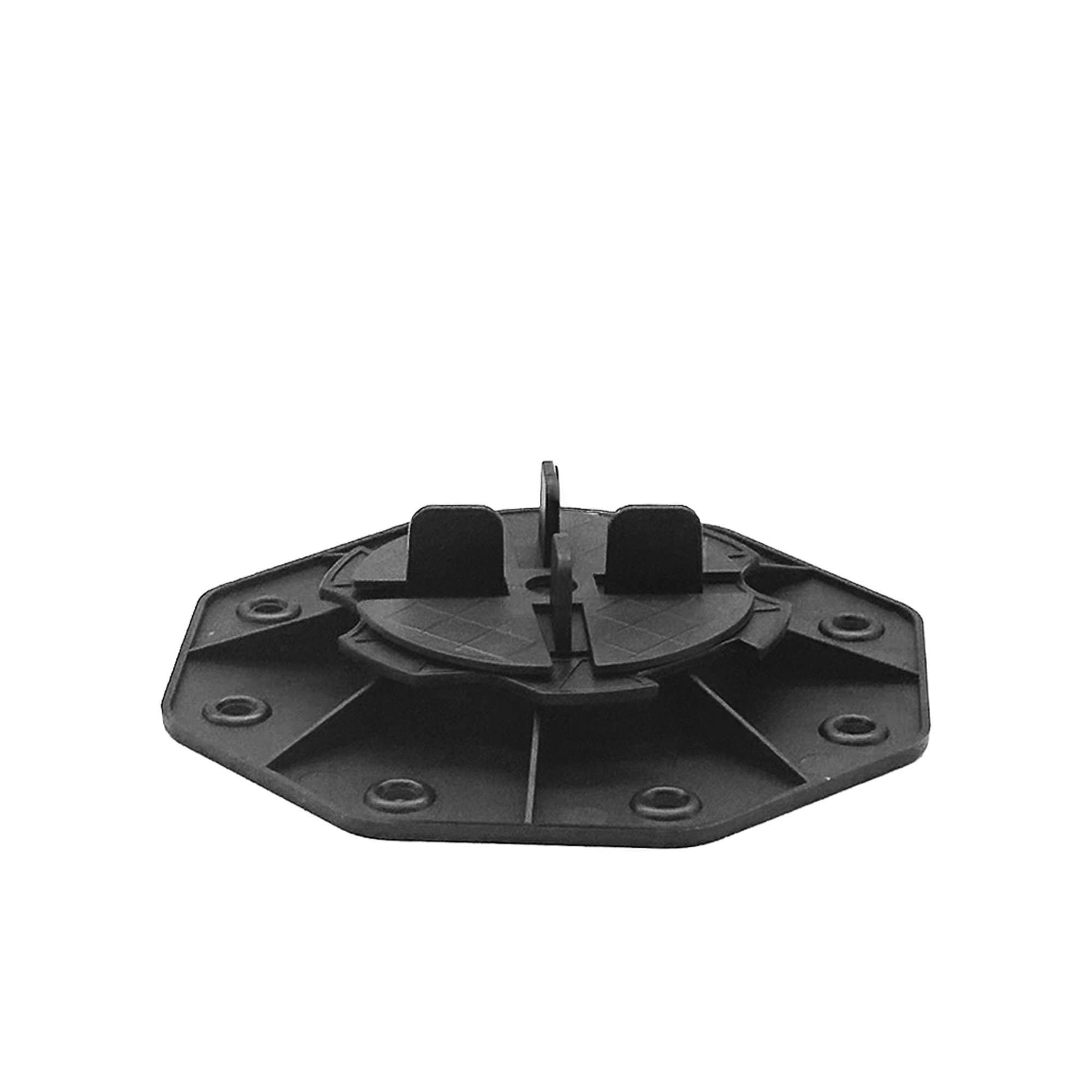 Nicoman Adjustable Tile & Paver Support Pedestal – Height Adjustable, Black Heavy-Duty Plastic, Paving Leveling & Drainage System (Tile Pedestal - 10 Pack, 18-28mm)