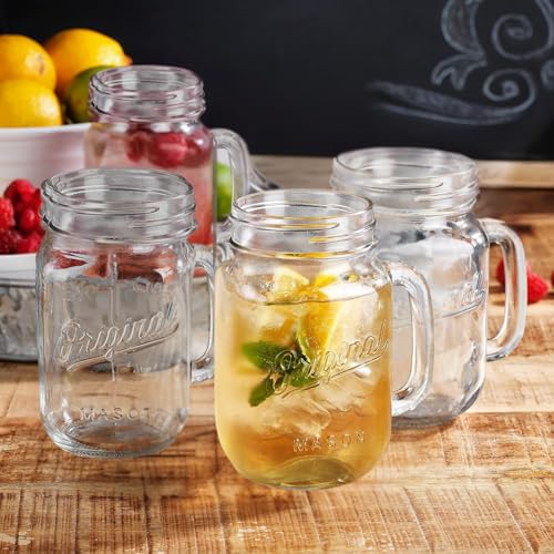 Glaver'S 3812 Mason Jar 16 Oz. Glass Mugs cover