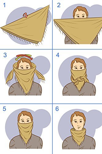 Explore Land Cotton Shemagh Tactical Desert Scarf Wrap thumb #4