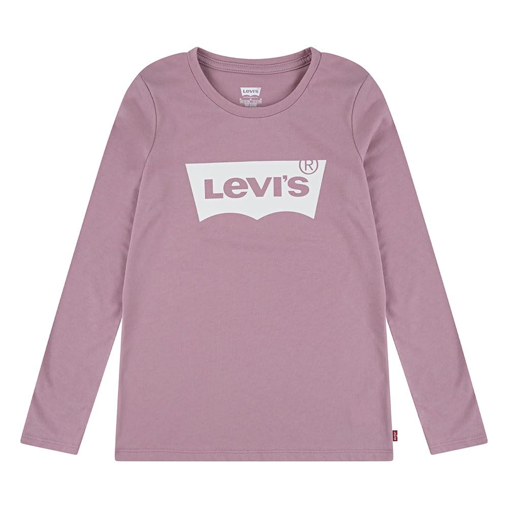 Levi's Girls Purple 'S Kids L/S Batwing Tee T-Shirt, 14 Years