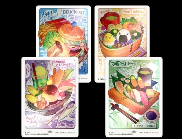 MTG Secret Lair: Food Tokens - Oishii! (Foil Edition) : Amazon.com