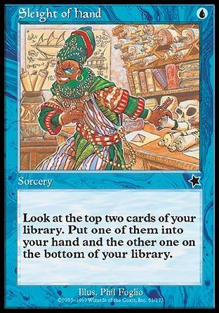 Magic: The Gathering - Sleight of Hand - Starter 1999