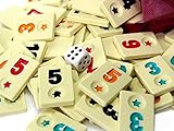 Rummy Spielstein Okey tasi Melamin