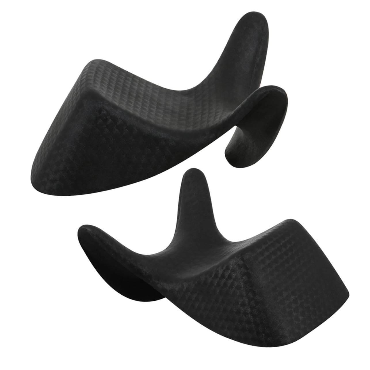 SOLUSTRE Coussin de Lavage de Cheveux pour Salon de Coiffure ou Usage à Domicile à Domicile en PVC 2pcs Design Ergonomique pour Soulager la Pression du Cou