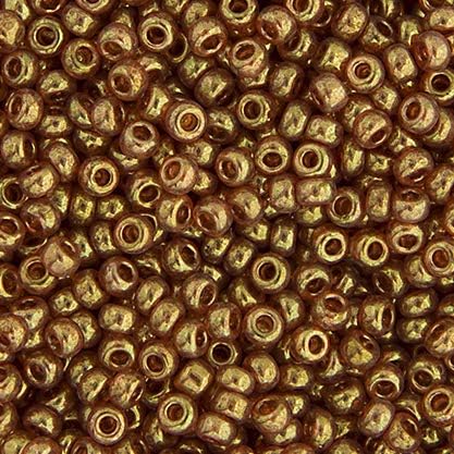 Miyuki Seed Bead 15/0 APX.22g - Topaz Gold Luster Japanese Glass Seed Beads