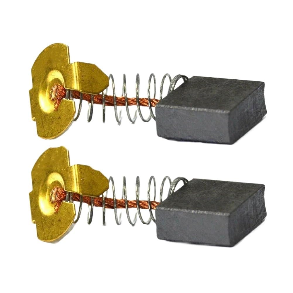 Vcaldgfz Khaki 2Pcs Carbon Brushes For Ga9050 Ga9067 9069 Angle Grinders Cb204 Cb-204 For Power Tools Polishing Machine Accessories Set