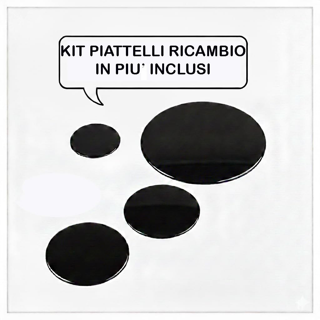 Cucina con Forno Metano o GPL 4 Fuochi Vetro Valvolati 50x50 Grill Elettrico Accensione Elettronica Piezo