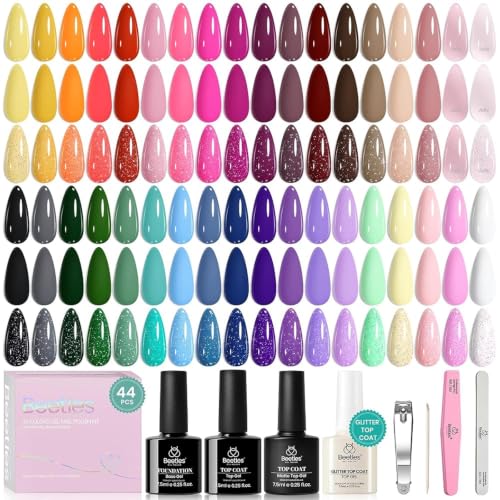 Beetles Fall Gel Polish Set, Nature's Tales Collection, 36 Colors