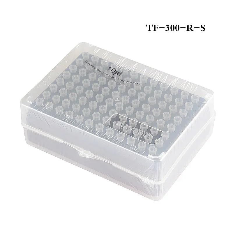 Puntali for pipette sterili privi di RNasi/DNasi - Confezione da 96 for PIPETMAN, BIOHIT, OXFORD BENCHMATE, FINNPIPETTE, AXYPET(10 ul)