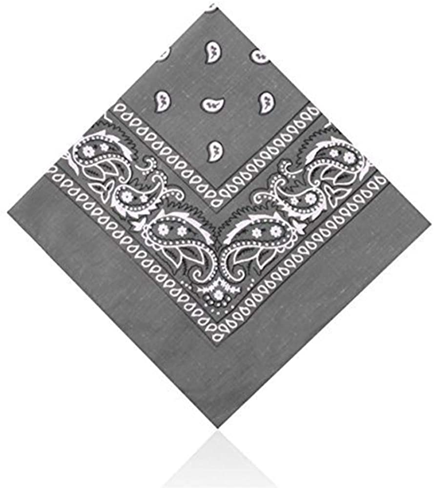 Paisley Printed 100% Pure Cotton Bandana-image-27