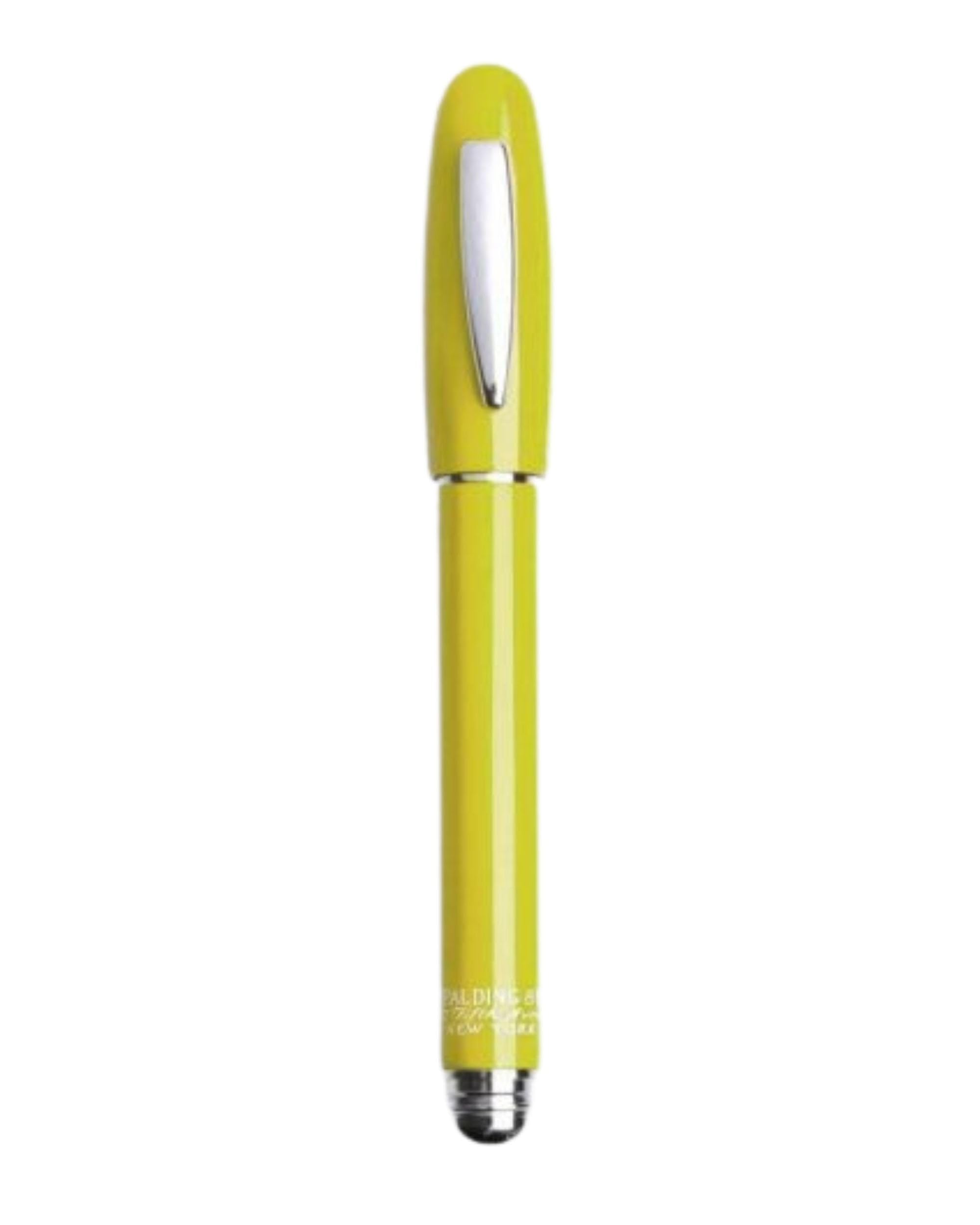 SHORT CLASSIC ROLLER SPALDING & BROS PEN OLIVE GREEN, Light Olive - Image 3