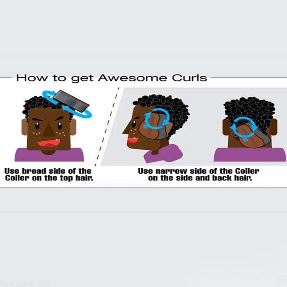 Curl Twist Hair Schwamm – Für Locken, Afro-Zöpfe & Dreadlock-Styling, Zweifarbig & Wiederverwendbar