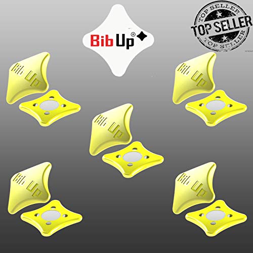 BIBUP 3.0 -- sistema magnético para la fijación del número de carrera (AMARILLO FLUO)