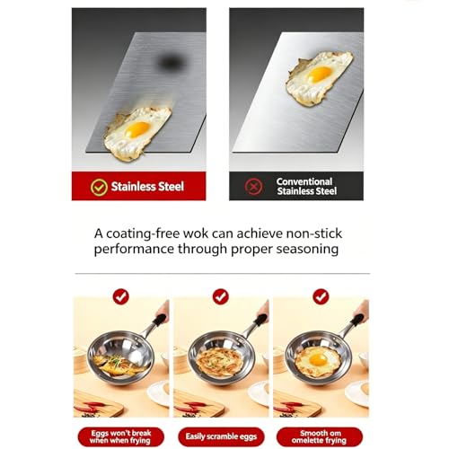 Wok de Acero Inoxidable con Tapa 14.2 in miniatura 7