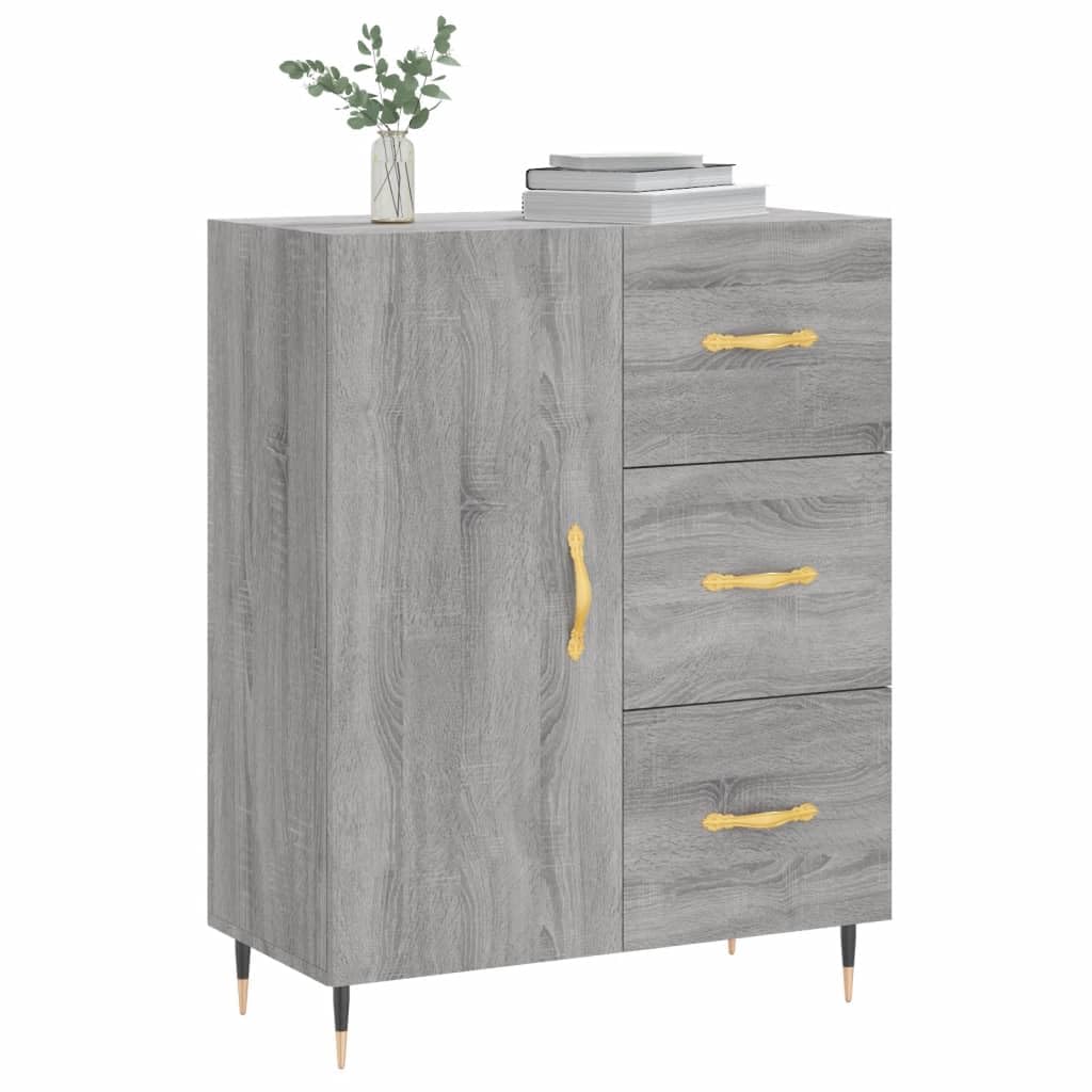 Kredens Sonoma komoda szafa na ubrania do sypialni, salonu, 69,5 x 34 x 90 cm, materiał drewnopochodny