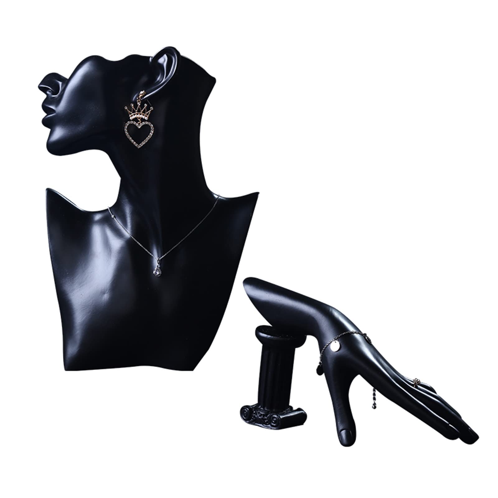 Gioielli Supporto Espositore Monili dell'esposizione del supporto del supporto della collana della collana della collana dell'orecchino dell'orecchino dell'orecchino dei gioielli della mano del gioiel