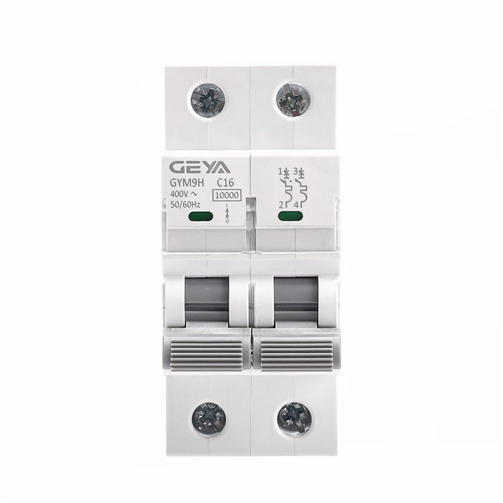 AVSBBYEPS GYM9H 10KA 2P MCB 6A-63A 400V C Curve Din Rail Mini Circuit Breaker AC Type China