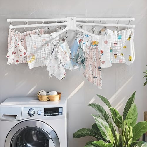 Cintre à chaussettes mural anti-encombrement pour optimiser l'espace - 3