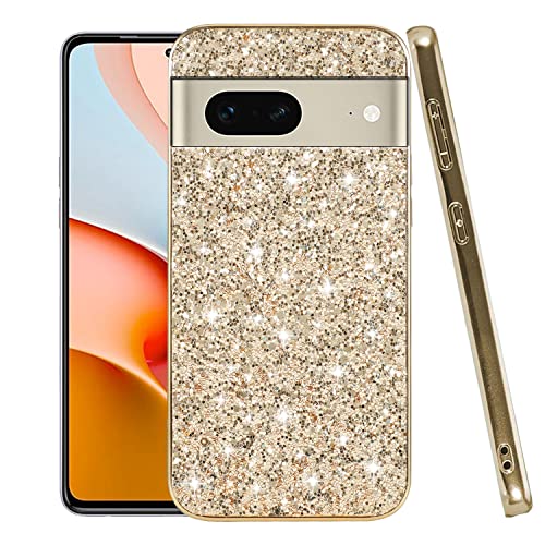 Coque Google Pixel 8a silicone antichoc protection rigide fine dorée femme