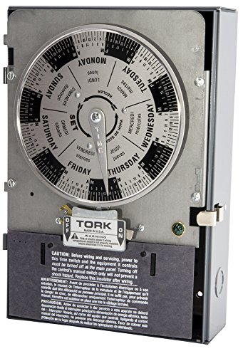 NSI W302L Series W Different Schedules Each Day 7 Day Time Switch with Reserve Power, Metal Indoor NEMA 1, 208-277 Input Supply, 3PST Output Contact