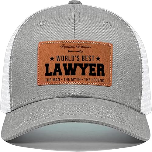 Image of Baseball Cap for Men - Gifts for Men - Grey Baseball Cap