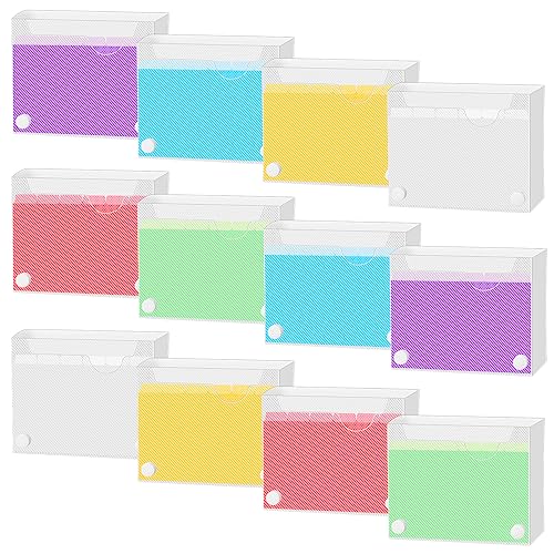 Étuis pour cartes d'index Tenceur lot de 12 boîtes avec intercalaires