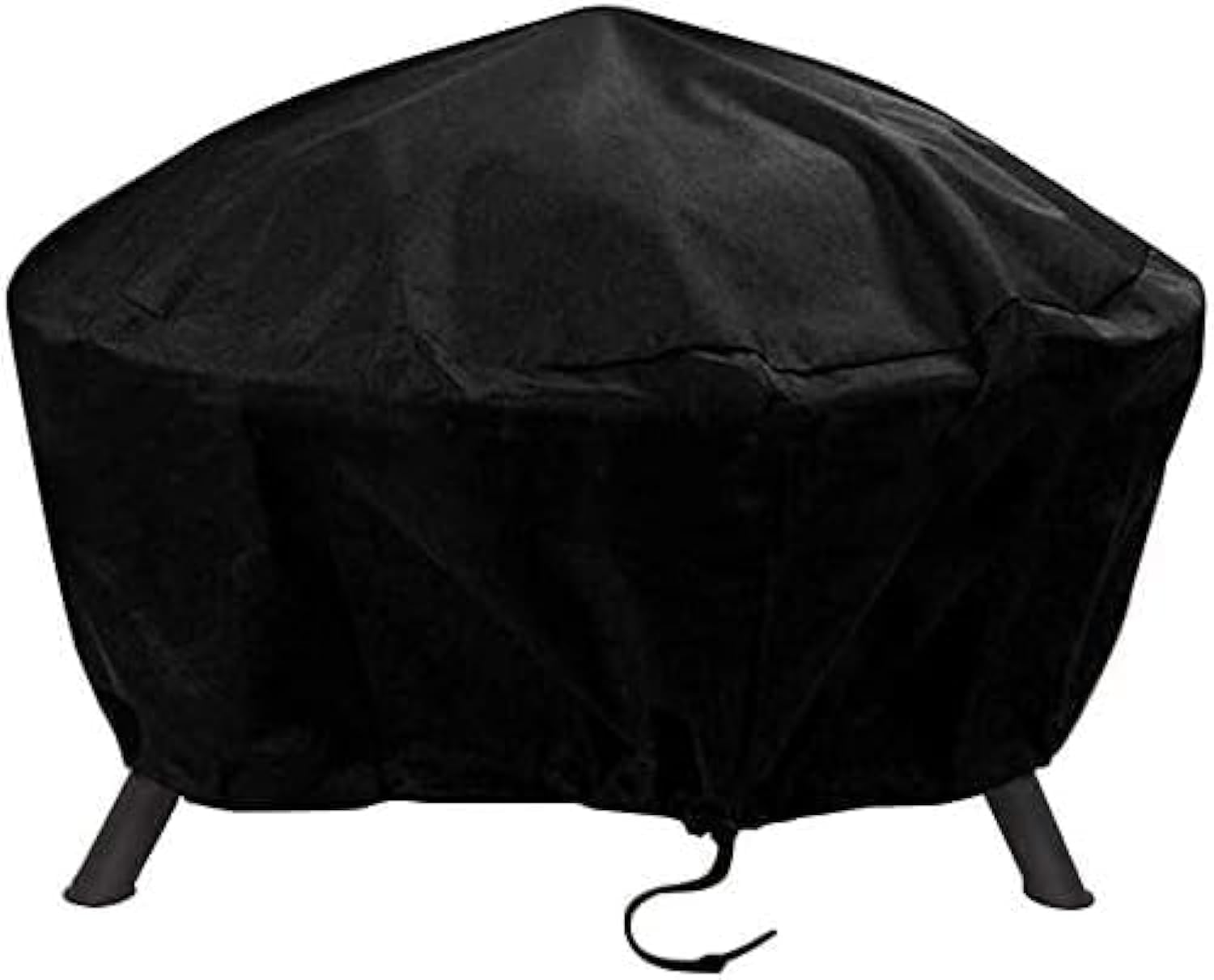 Blackhoso Round Fire Pit Cover, 40 Inches Diameter, 40 x 24 inch Waterproof Firepit Covers, for Patio Fire Pit, Full Coverage Dustproof Anti UV Outdoor Fire Pit Cover
