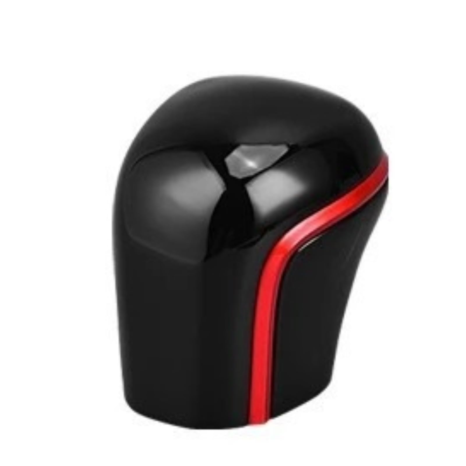 DWTNMEX Gear Shift Knob for Toyota for Avalon for Corolla for Levin for Allion 2018-2025 Carbon Fiber Car Gear Shift Knob Cover Lever Stick Head Accessories Trim(Red Bright Black)