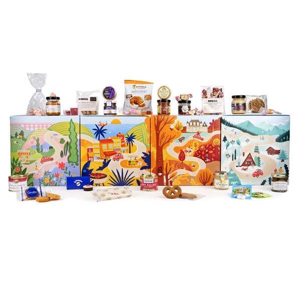 Calendrier de l'Avent Cube des Terroirs de France - 24 spécialités de nos régions à découvrir - Calendrier de l'avent gourmand et original - BienManger.com