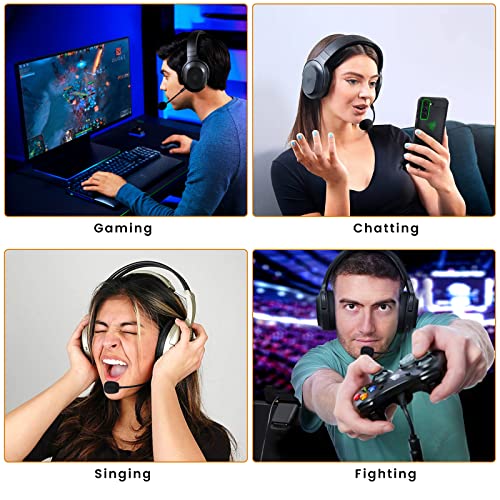 Image of Barracuda X Mic Replacement for Razer Barracuda X Wireless Gaming Headphone, Detachable 3.5mm Noise Cancelling Microphone for Xbox One, PS4, PS5, PC