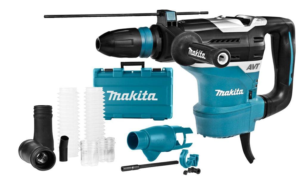 Makita HR4013CV SDS-max Perforateur - Burineur incl. set d'aspiration dans valise - 1100W - 8J