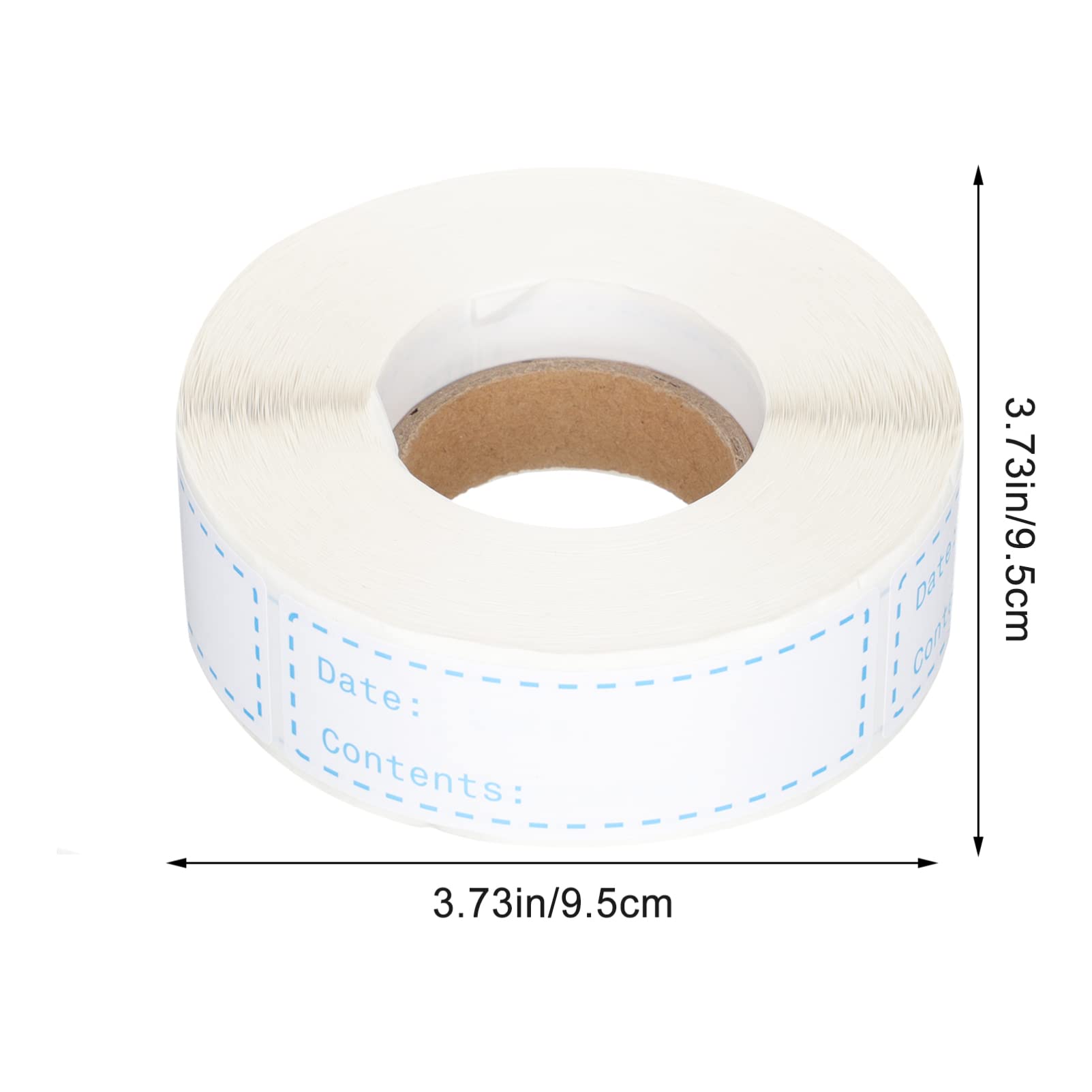 NUOBESTY Lot De 3 Étiquettes De Conservation Amovibles pour Aliments Faciles À Utiliser pour 2 Rouleaux X 3