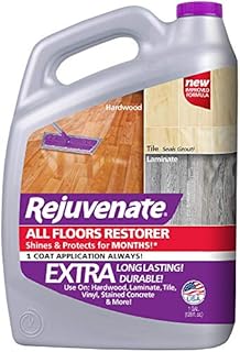 Rejuvenate All Floors Restorer and Polish Fills in Scratches Protects & Restores Shine No Sanding Required (128 oz)