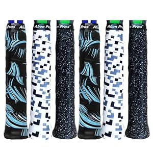 Alien Pros Tennisracket Grip Tape – Tac Moisture Feel Tennis Grip – Tennis Overgrip Grip Tape Tennisracket – Wikkel je racket in voor hoge prestaties