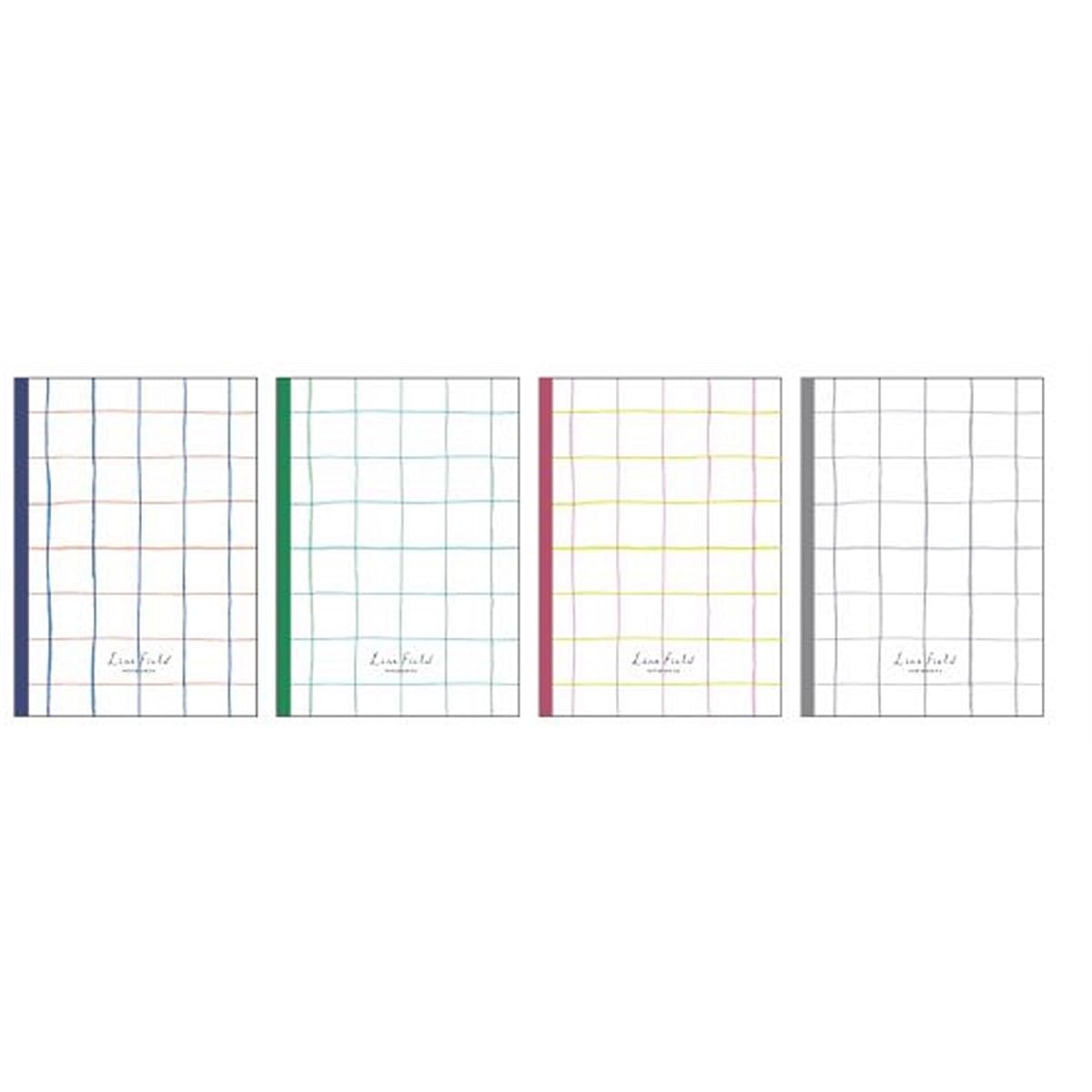 Composition Graph Notebook 4 Pack, A5 Campus 5x5 Grid Notebooks, 40 Perforated Sheets Notebook for School, Comp Book for Journal Planner Drawing Perfect for Women Study Note Taking