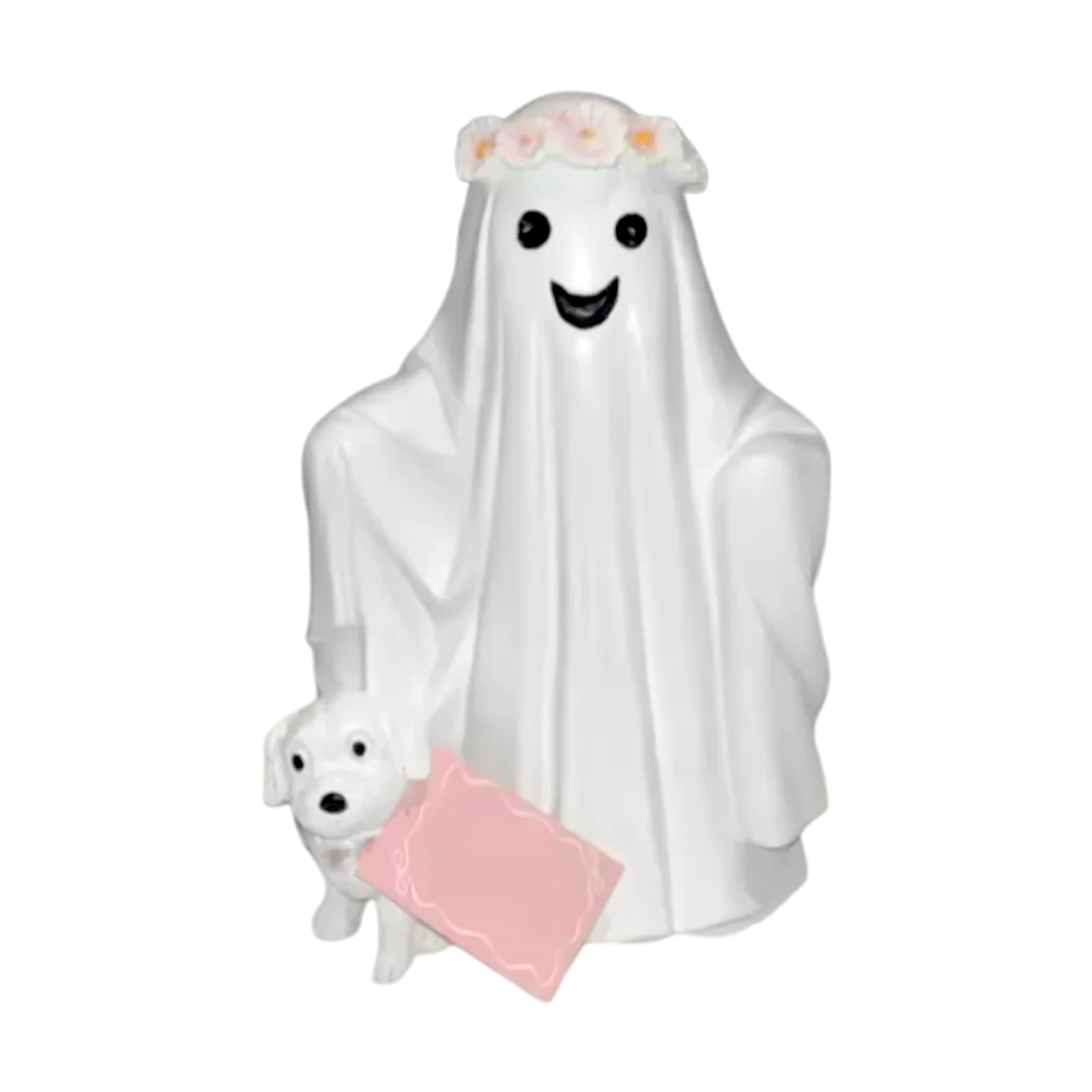 Idée cadeau Halloween figurine de chien fantôme pour étagère