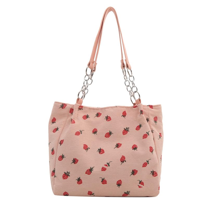 Bolso Tote de Pana con Cierre para Mujer miniatura 1