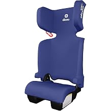 Diono Airi Lightweight High Back Booster Seat, Foldable Travel Friendly, Slim 3-Across Fit, 40100 lbs/4357 in, Frontal Impact Protection, Blue
